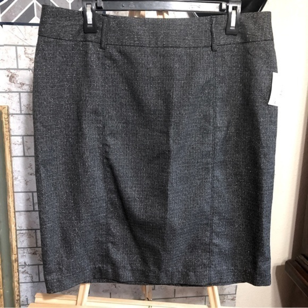 NWT ROZ & Ali Dressbarn glimmer‎ pencil skirt 14